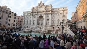 Rome Introduces Trevi Fountain Access Fee To Curb Coin-Tossing Crowds